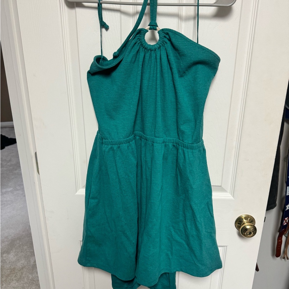 Teal Old Navy Halter Romper - NWT